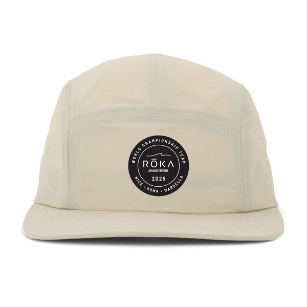 World Champs 2025 Run Hat - Bone - ROKA Multisport