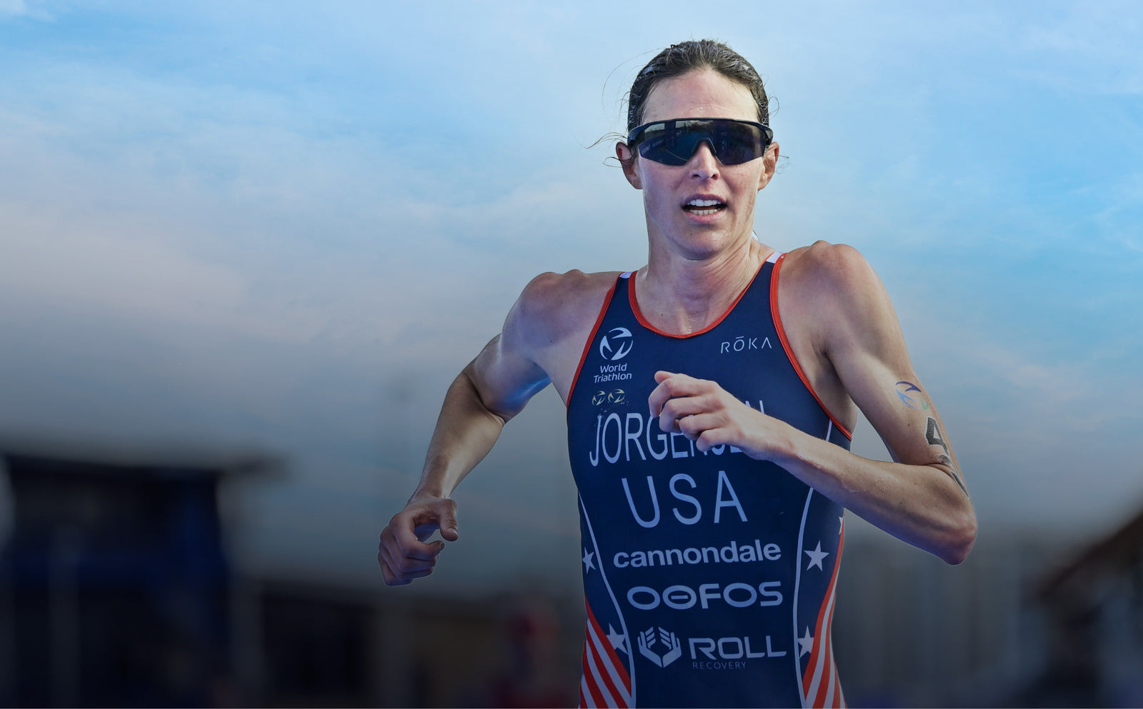 Olympian Gwen Jorgensen races for gold