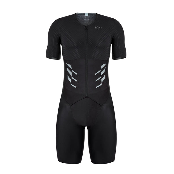 Men s Gen II Aero Short Sleeve Tri Suit Fastest Men s Tri Suit ROKA Multisport