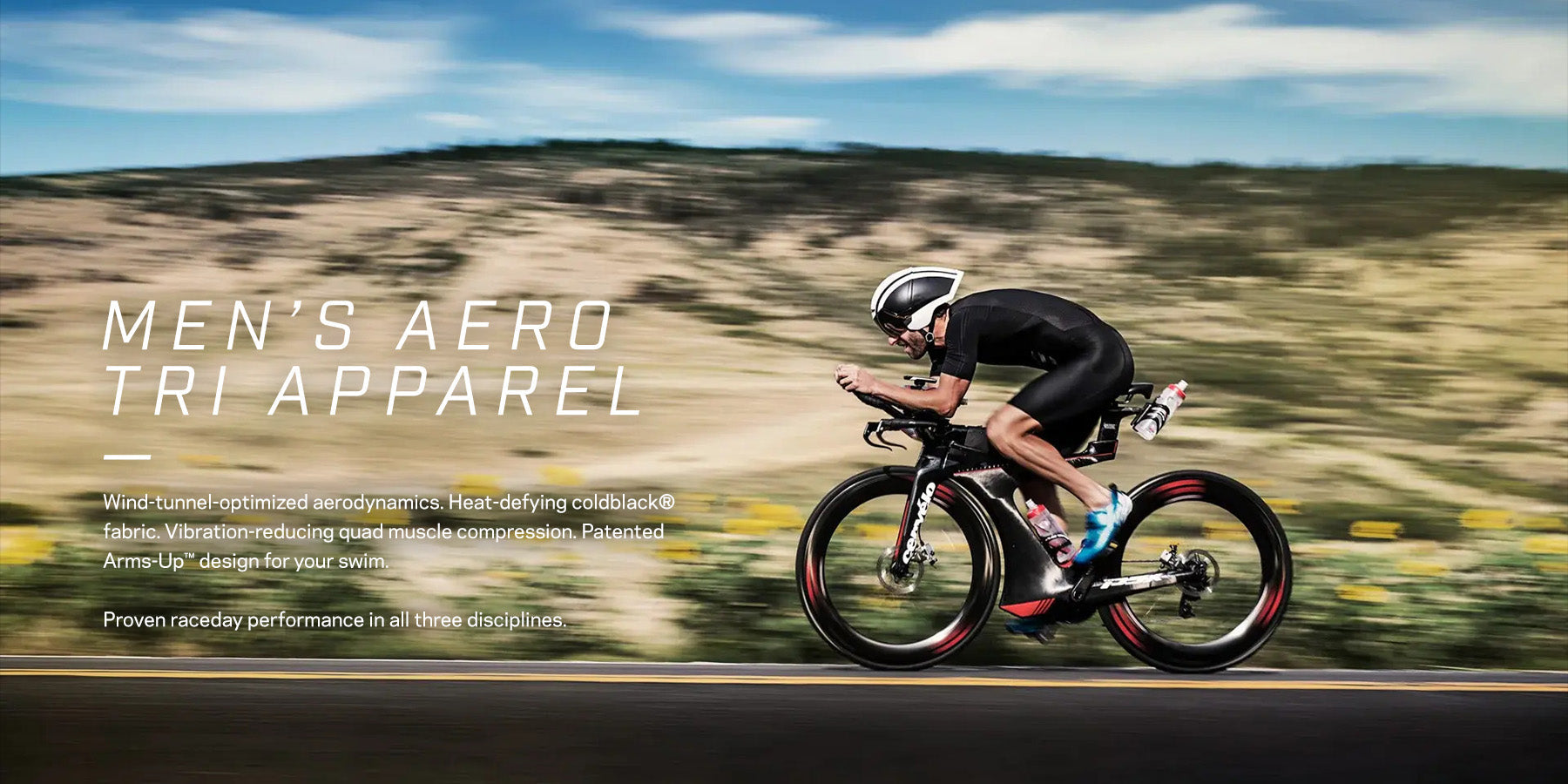 Men's Triathlon Suits - Aerodynamic Men's Triathlon Apparel with Cooling Fabrics