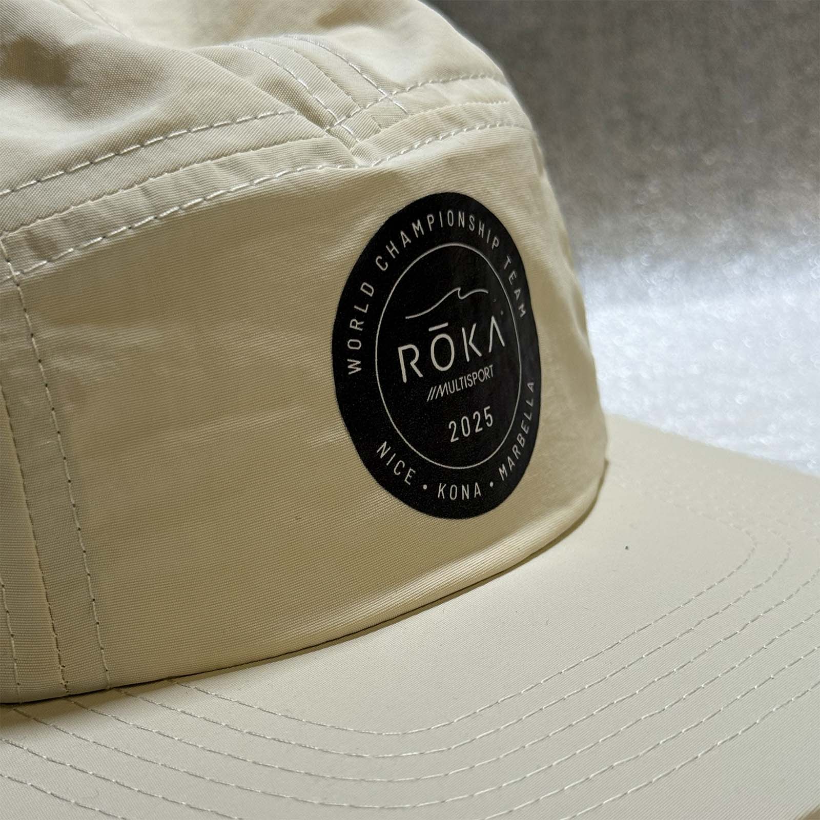 World Champs 2025 Run Hat - Bone - ROKA Multisport