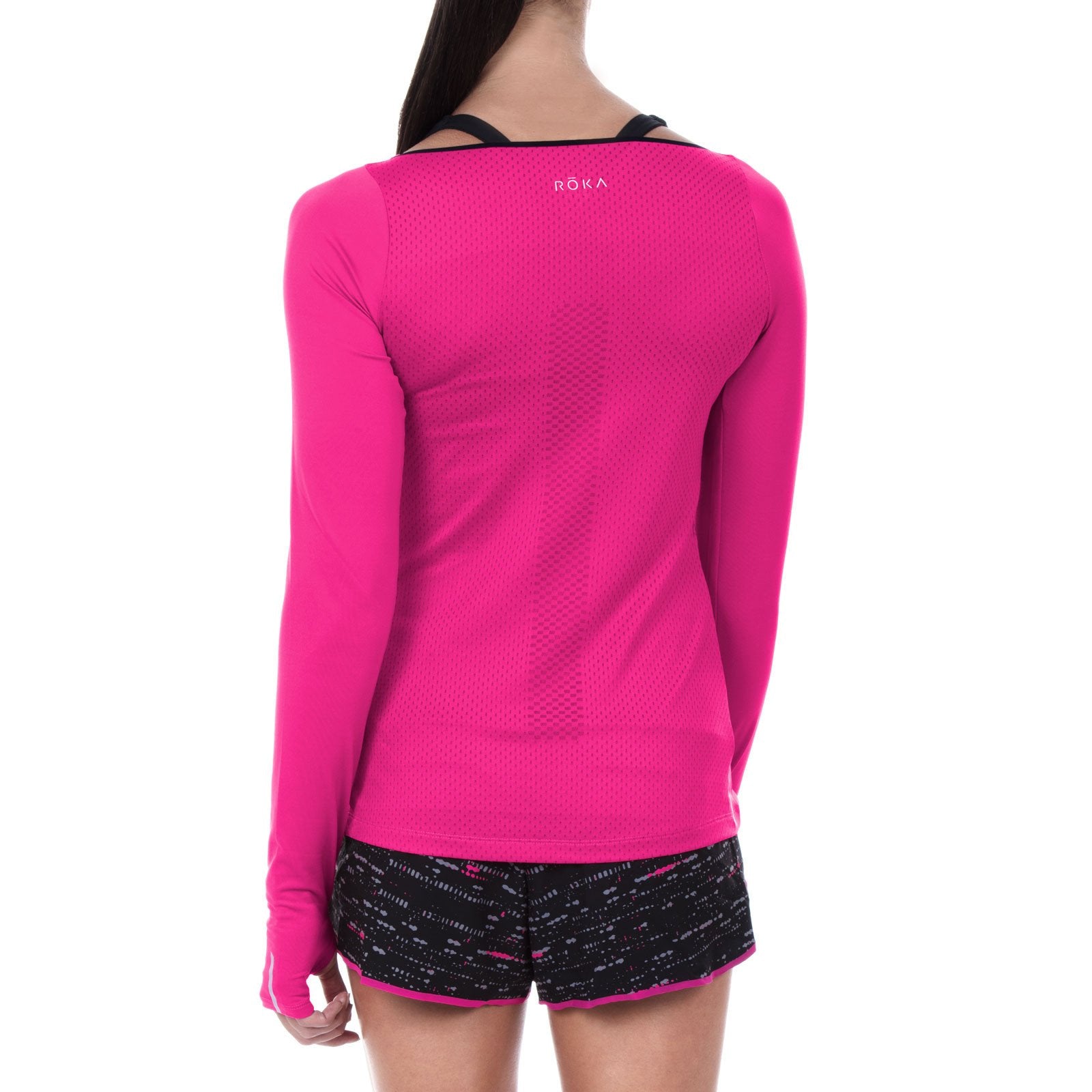 Women's Elite Run Long Sleeve Shirt - ROKA Multisport Women's Elite Run Long Sleeve Shirt - ROKA Multisport