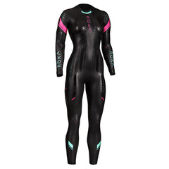 ROKA WETSUIT フルスーツ ブラック/ブルー ROKA_WOMENS_2020MAVX_FRONT_V2c