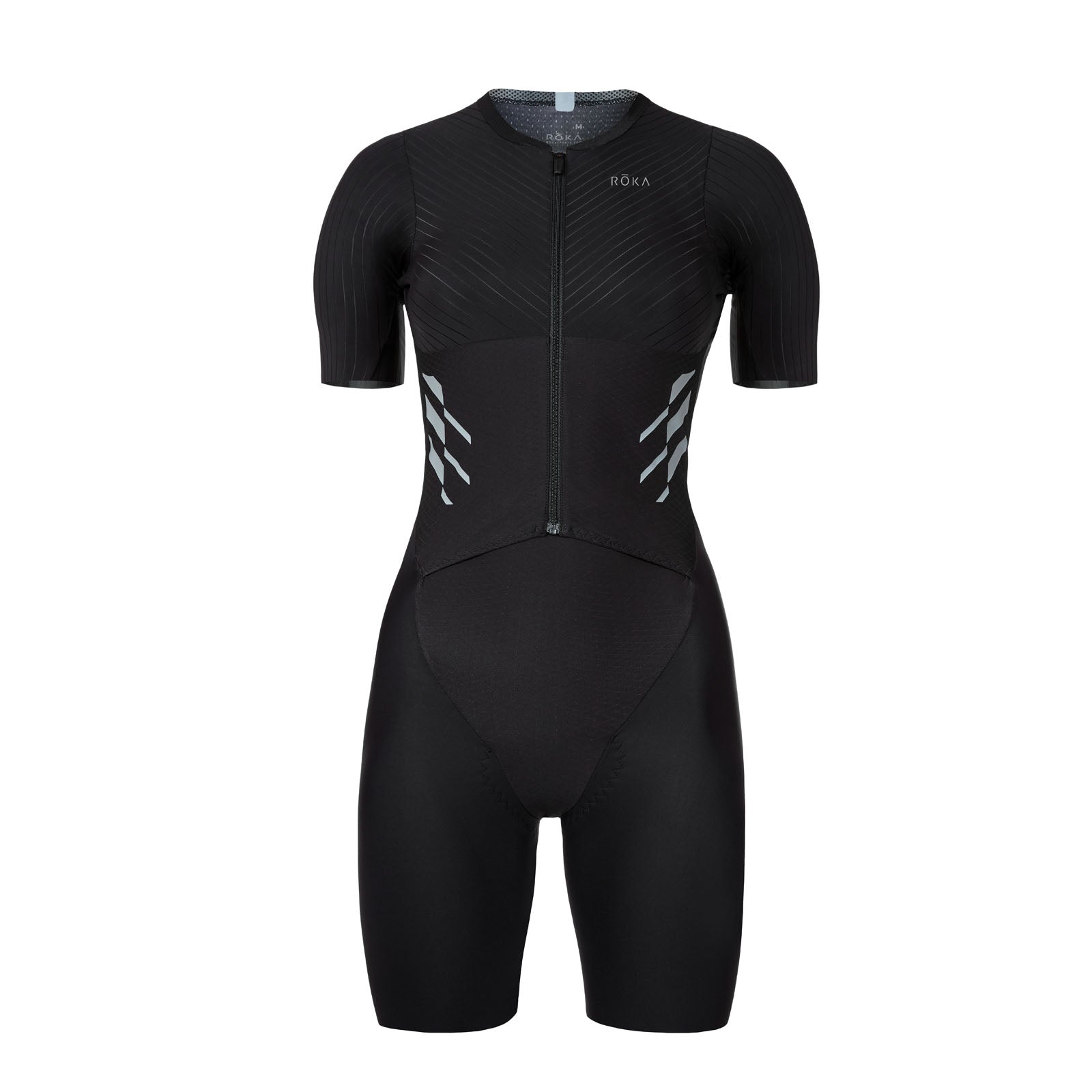 Women's Gen II Elite Aero Short Sleeve Tri Suit - Front View - Fastest Women's Tri Suit