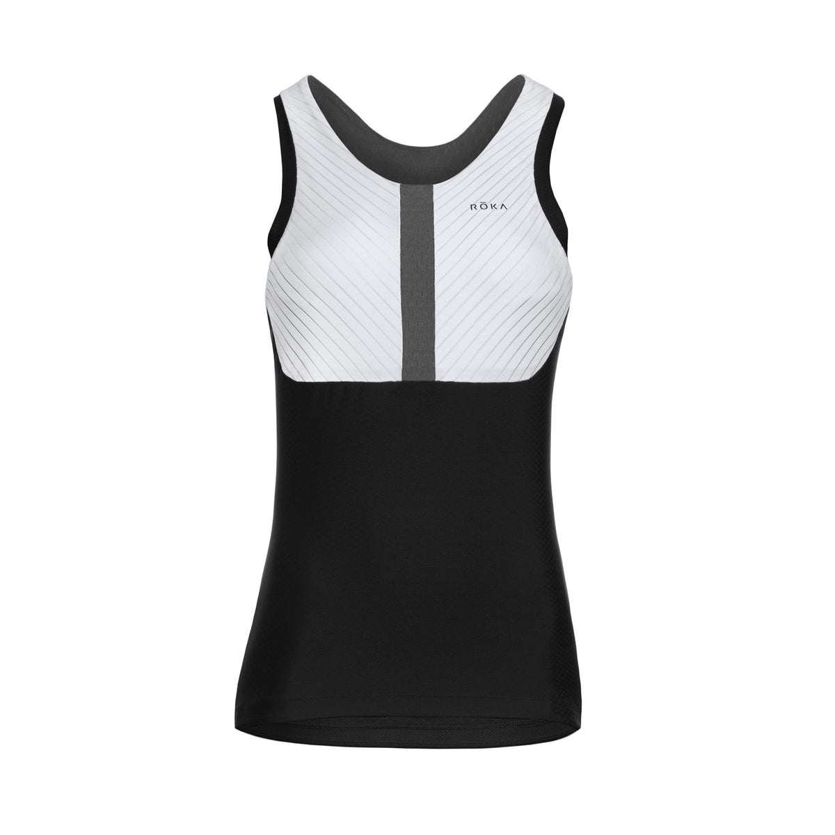 Women&#39;s Gen II Elite Aero Sleeveless Tri Top - White Triathlon Top